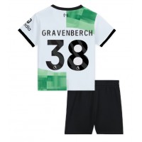Camisa de time de futebol Liverpool Ryan Gravenberch #38 Replicas 2º Equipamento Infantil 2023-24 Manga Curta (+ Calças curtas)
